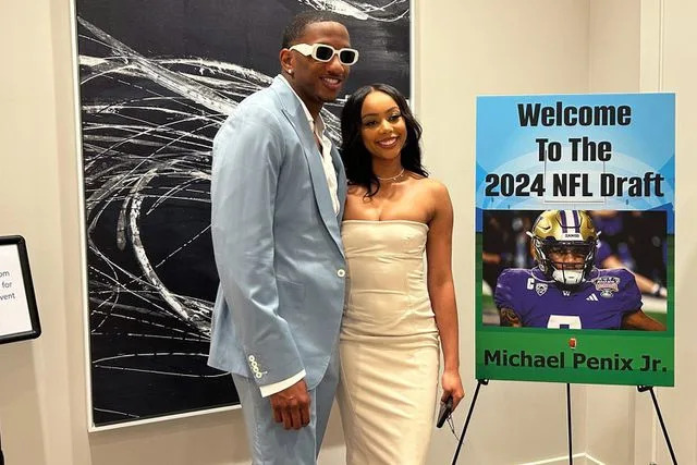 Who Is Olivia Carter, Michael Penix Jr.'s Wife? Wedding, Kids & Love Story